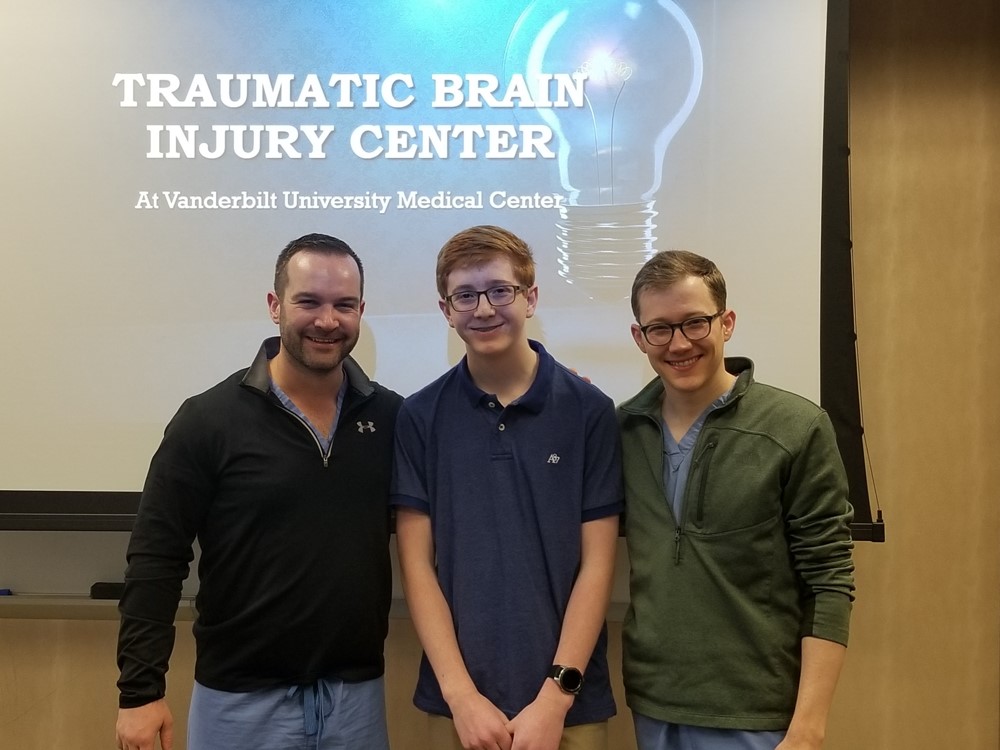 VUMC Neurosurgery with former patient